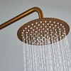 Udendørsbrusere*Udebruser kobberfinish kold/varm Ø20 cm