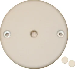 Elworks Lampeudtag & Lampestik*Udløbsroset 3-polet hvid -