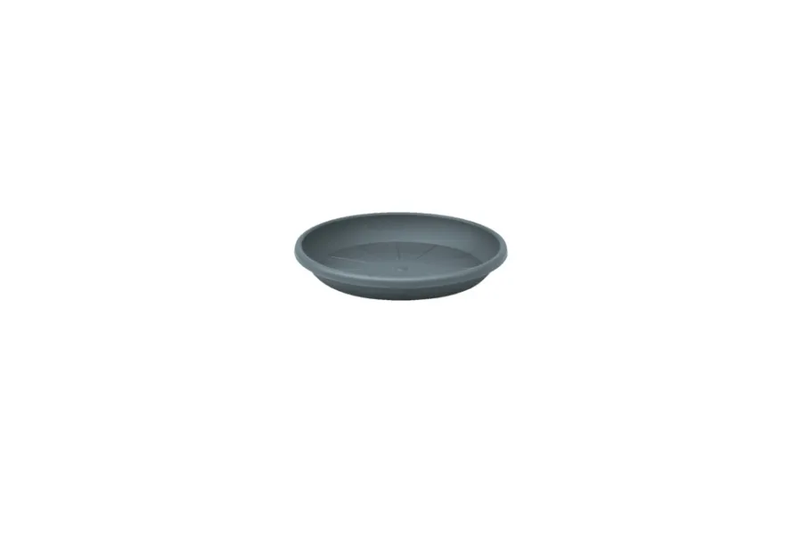 Krukker*Underskål Cylindro plast Ø13 cm Grå
