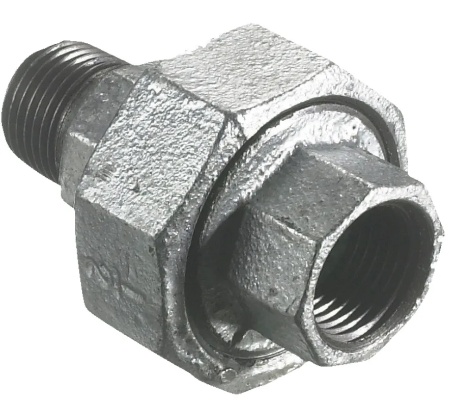 Galvaniserede*Union galvaniseret 1/2" - muffe/nippel