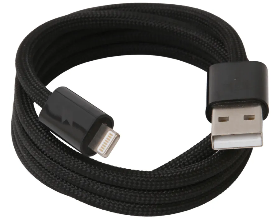 PhoneFood Kabler & Adaptere*USB-A til lightning magnetisk kabel 1 meter sort