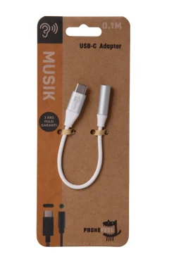 PhoneFood Lyd & Tilbehør Til Mobiltelefoner*USB-C til jackstik adapter