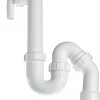 Reservedele Til Køkkenvaske*Vandlås 11/2" x 50 mm hvid