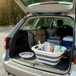 Sunlife® Vasketøjskurve*Vasketøjskurv foldbar 40 liter -