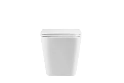 Toiletter*Væghængt toilet kantet m/Vortex skyl - hvid