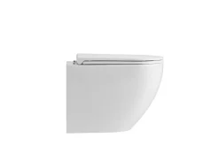 Toiletter*Væghængt toilet rund m/Vortex skyl - hvid
