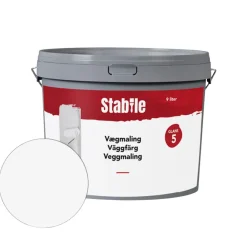 Stabile® Vægmaling*Vægmaling 5 9 liter - Hvid