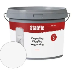 Stabile® Vægmaling*Vægmaling 5 4,5 liter - Hvid