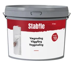 Stabile® Vægmaling*Vægmaling 10 9 liter - Hvid