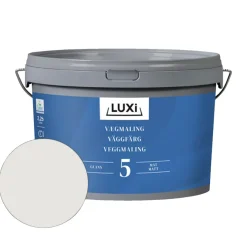 LUXI® Vægmaling*Vægmaling 5 modehvid 2,25 liter - Modehvid (NCS-kode s1002-y20r)