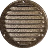 Ventilation*Vægrist med net Ø165 mm - metal antik