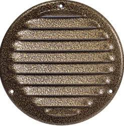 Ventilation*Vægrist med net Ø165 mm - metal antik