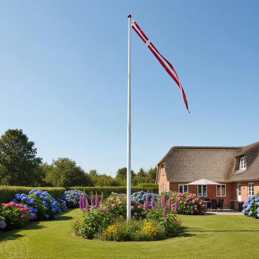Gamle Danmark Flag & Flagstænger*Vimpel 500 cm