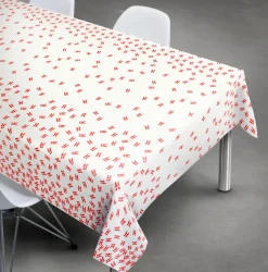 Pynt & Festudstyr|Boligindretning*Voksdug med flag 115 x 220 cm