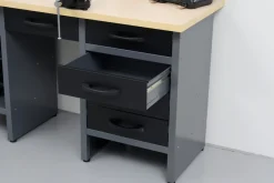 Arbejdsborde & Reoler*Værkstedsbord med skab/skuffer 160 x 60 x 85 cm