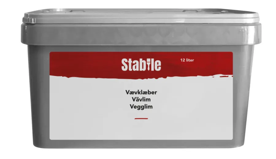 Stabile® Tapetklister & Klæbere*Vævklæber hvid 12 liter -