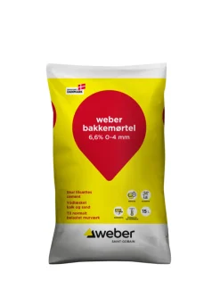 Weber Saint-Gobain Cement & Mørtel*Weber bakkemørtel 6,6% - 15 liter