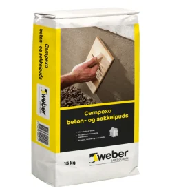 Weber Saint-Gobain Cement & Mørtel*Weber Cempexo Beton- og sokkelpuds 15 kg