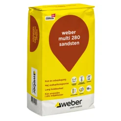 Weber Saint-Gobain Cement & Mørtel*Weber Multi 280 Farvet hæftemørtel 18 kg Sandsten