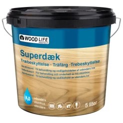 Woodlife Træbeskyttelse*Superdæk træbeskyttelse 5 liter Antracitgrå