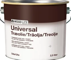 Woodlife Træolie*universal træolie 2,5 liter Gylden